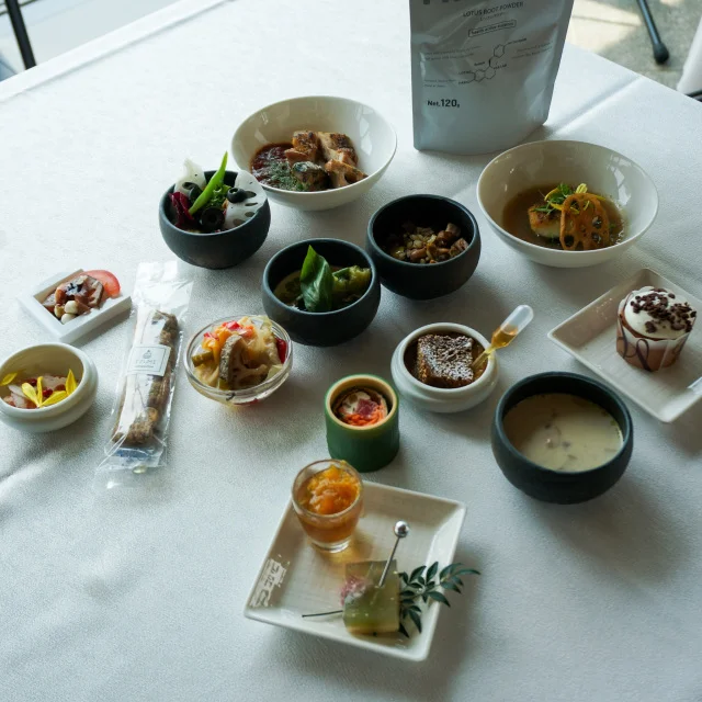 【GINZA SIXにて】注目の新素材！レンコンパウダーのフレンチ試食会へ【腸活・グルテンフリー】