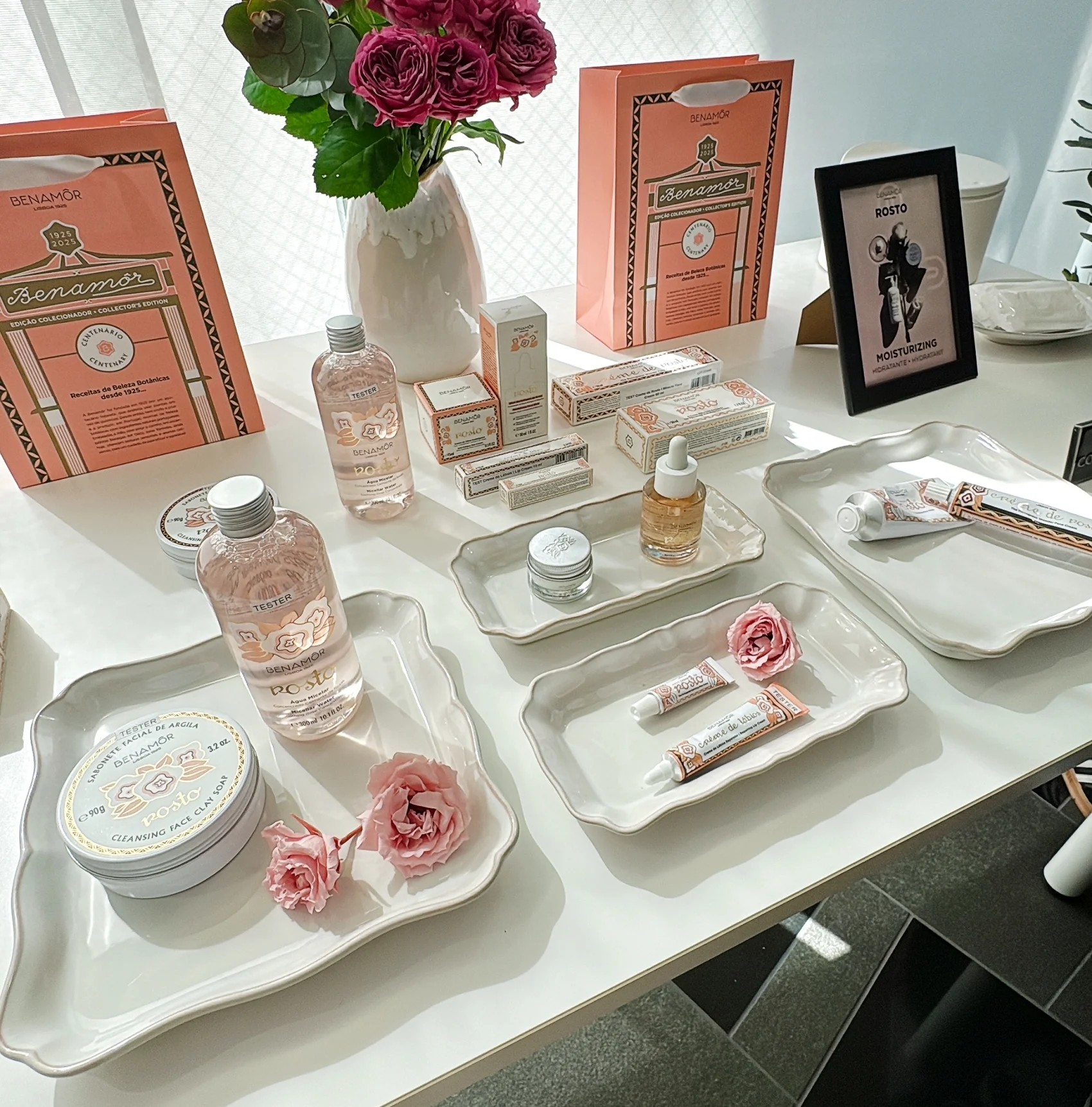 Benamôr（ベナモール） ポルトガル　新作コスメ　ROSTO　ロスト　発表会の写真　製品ラインアップ