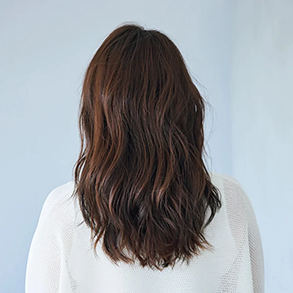 ロングヘアスタイル10位のうしろ