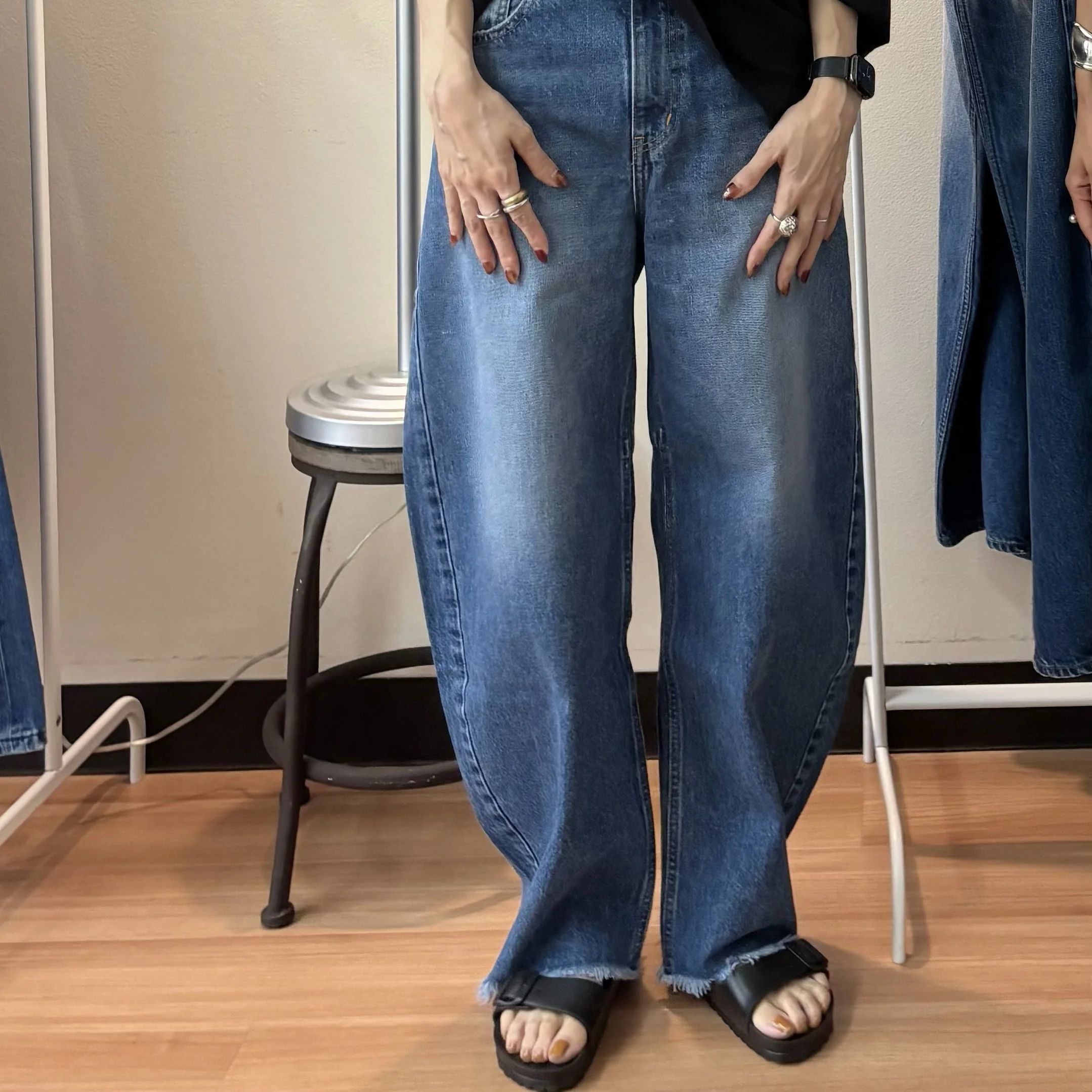 ＜坪田あさみさんコラボ＞BULLET DENIM（MID BLUE）ブレットデニム