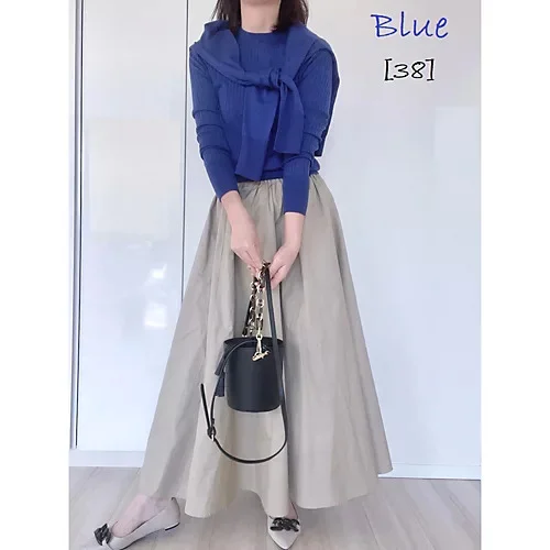 M7days リブクルーネックニット