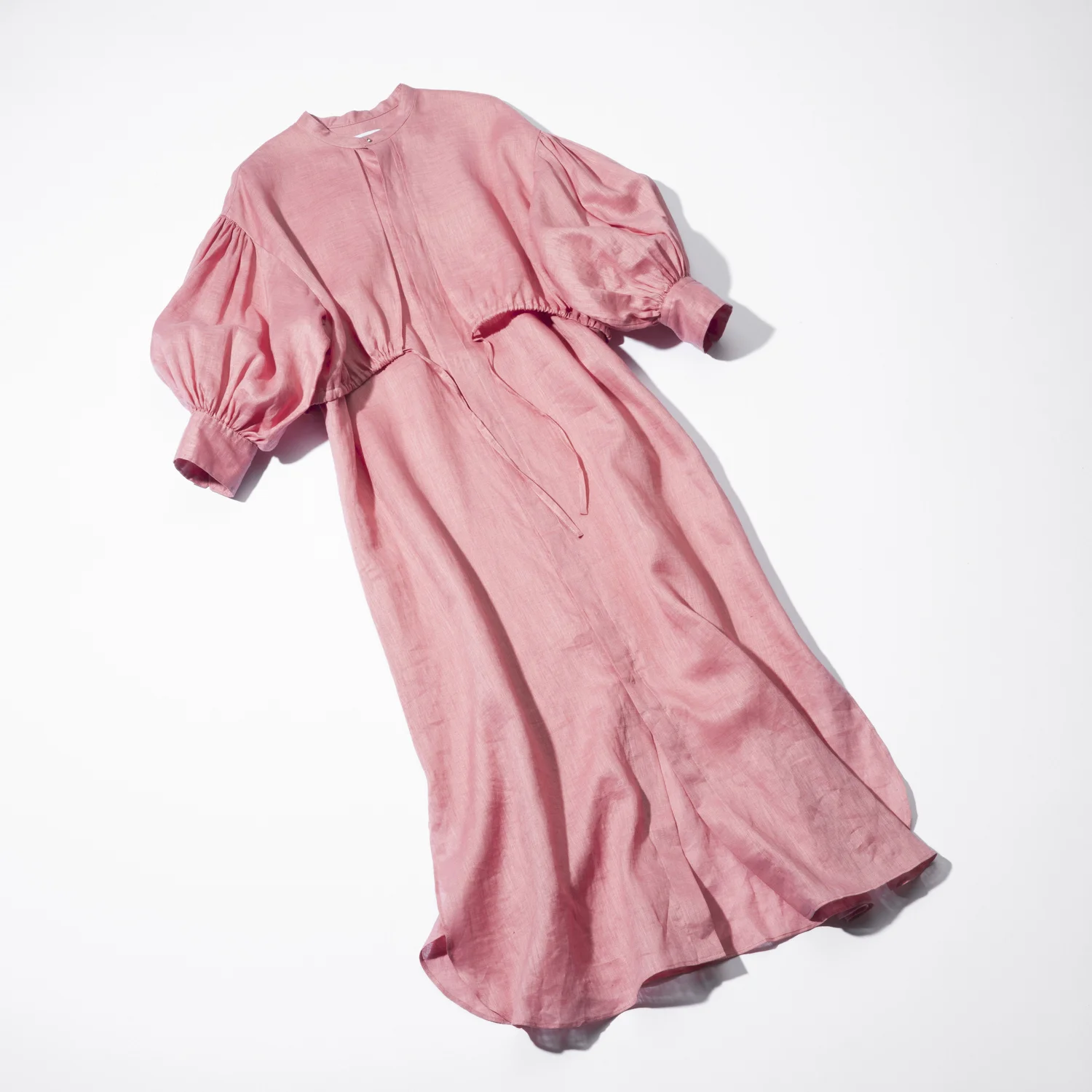  ebureのライトウールシルクシャツ