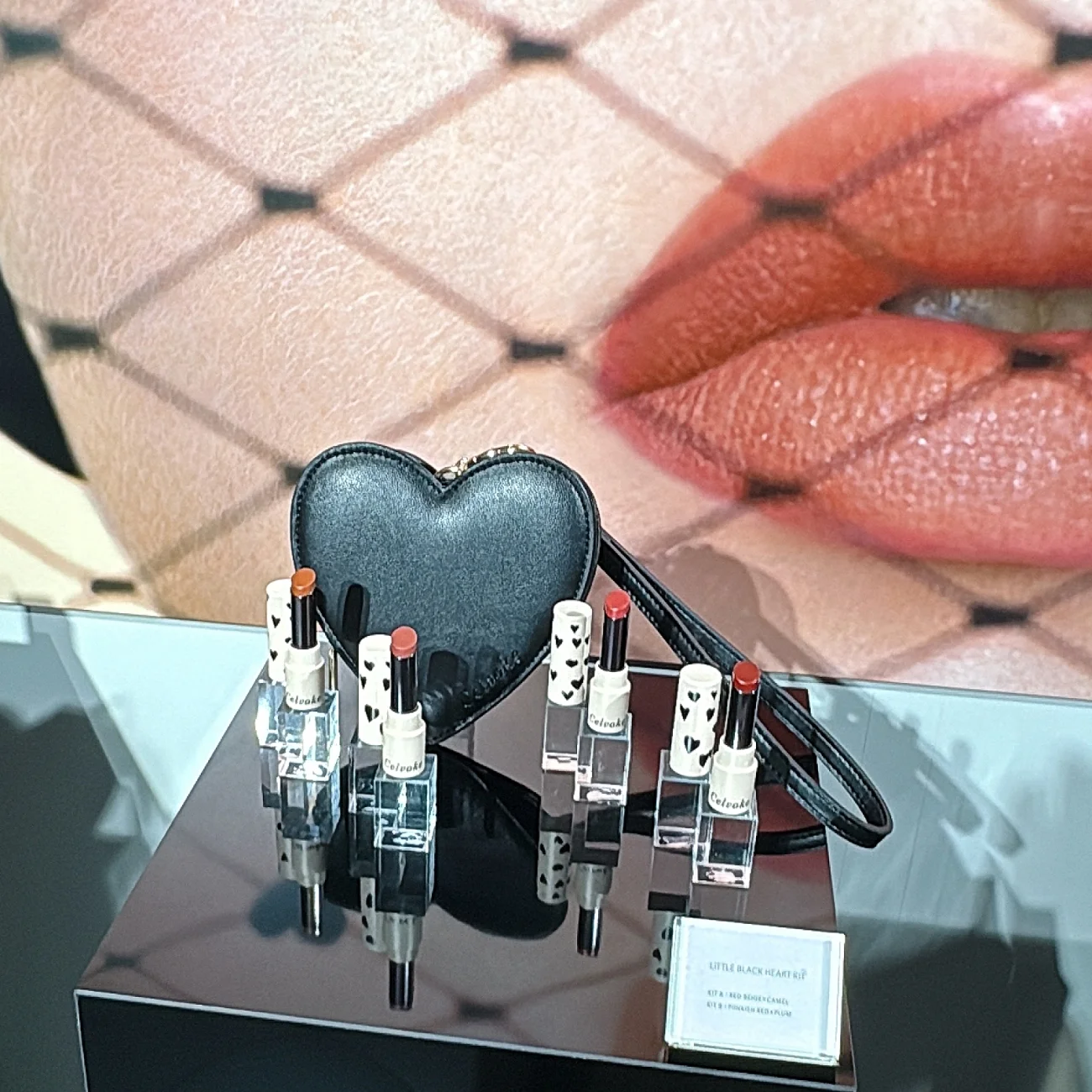 2025 新作コスメ 秋新色 Celvoke セルヴォーク 限定キット リトルブラック ハートキット A/B 限定2種 各¥7920/Celvoke<8月20日(水)限定発売>