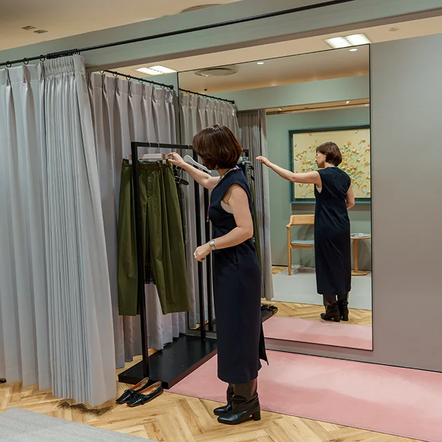 40代きれいめファション　shopmarisol happyplusstore 横浜そごう　マリソル美女組　集英社　40代ファッションコーディネート