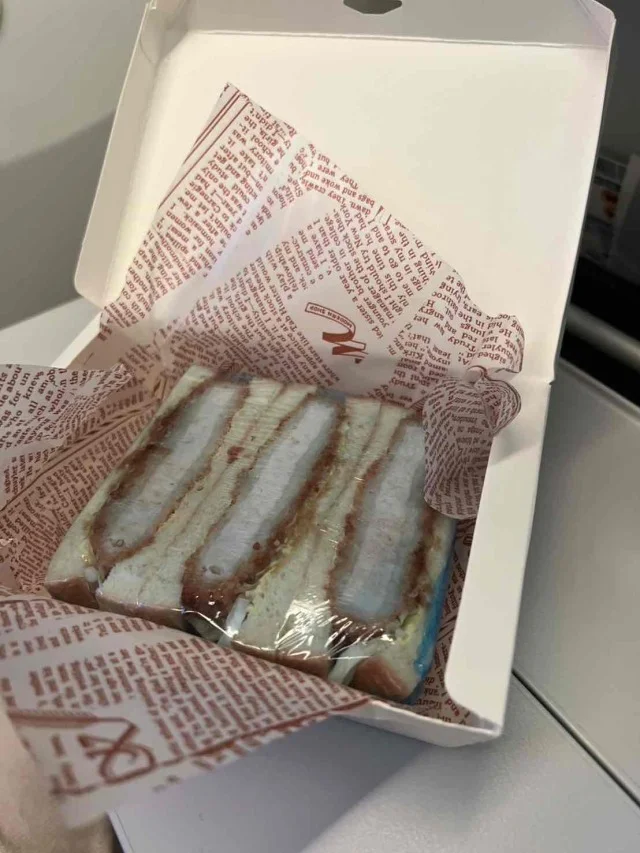 三元豚のカツサンド。
