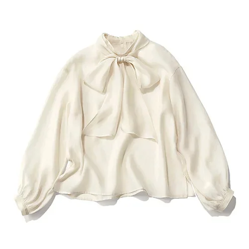 エムセブンデイズ　シアー2WAYボウタイブラウス