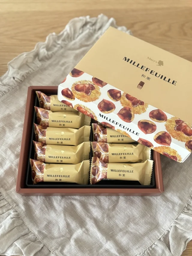 止まらないほど美味しい和栗ミルフィーユ