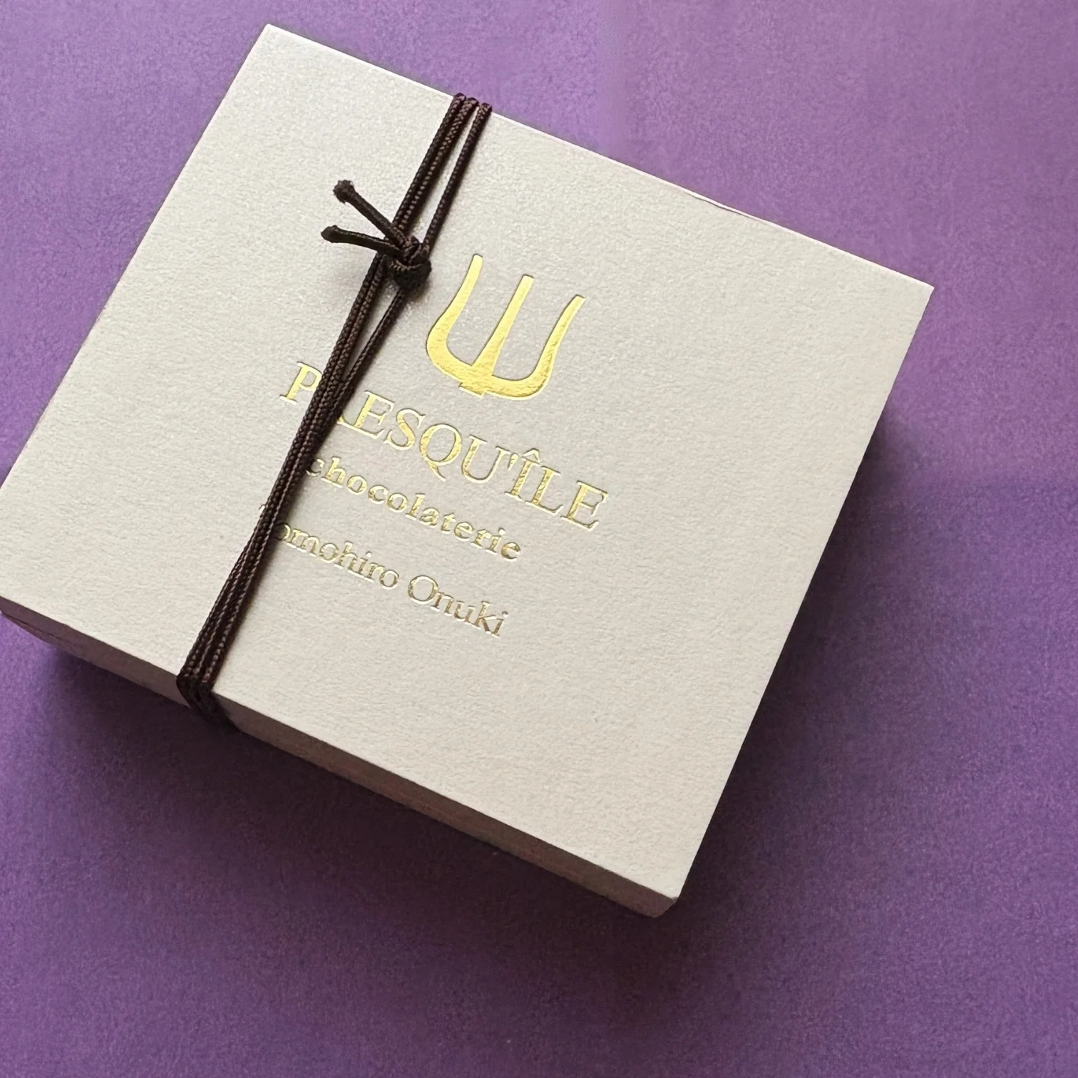 プレスキル・ショコラトリーの化粧箱