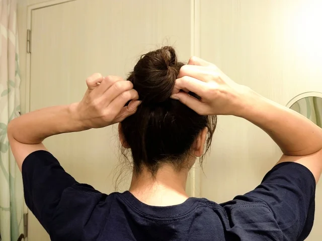 3COINSのヘアアクセサリーを使った夏の簡単ヘアアレンジ♪_1_15