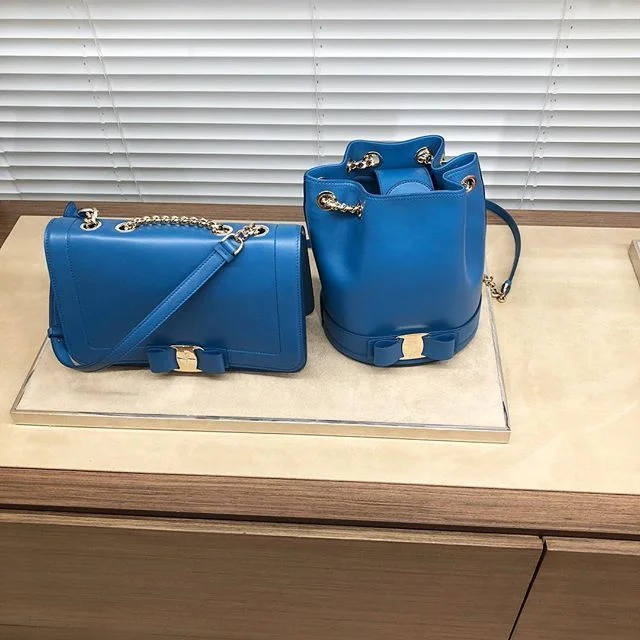 サルヴァトーレ フェラガモ 2019プレスプリング展示会のバッグ