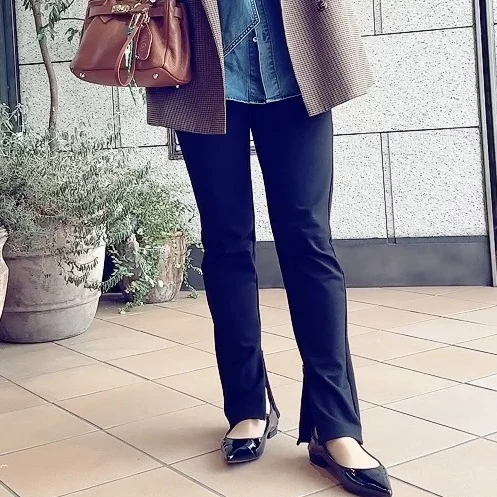  Deuxieme Classeの「Zipレギンスパンツ」