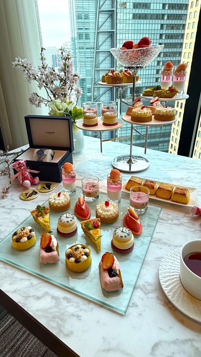 桜ストロベリーアフタヌーンティーwithロンジン