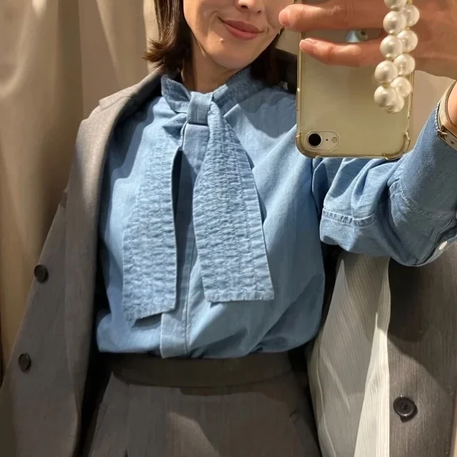 きれいめ派の春デニムコーデ 。大人に似合う選び方と着こなし【40代ファッション】_1_15-1