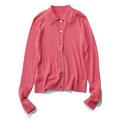 M7days 襟つきリブニット