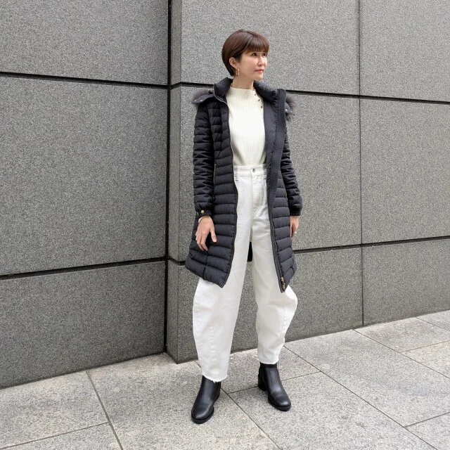 【最高気温別】ベーシックカラーだけで作る防寒コーデ美人見え着こなし実例_1_7