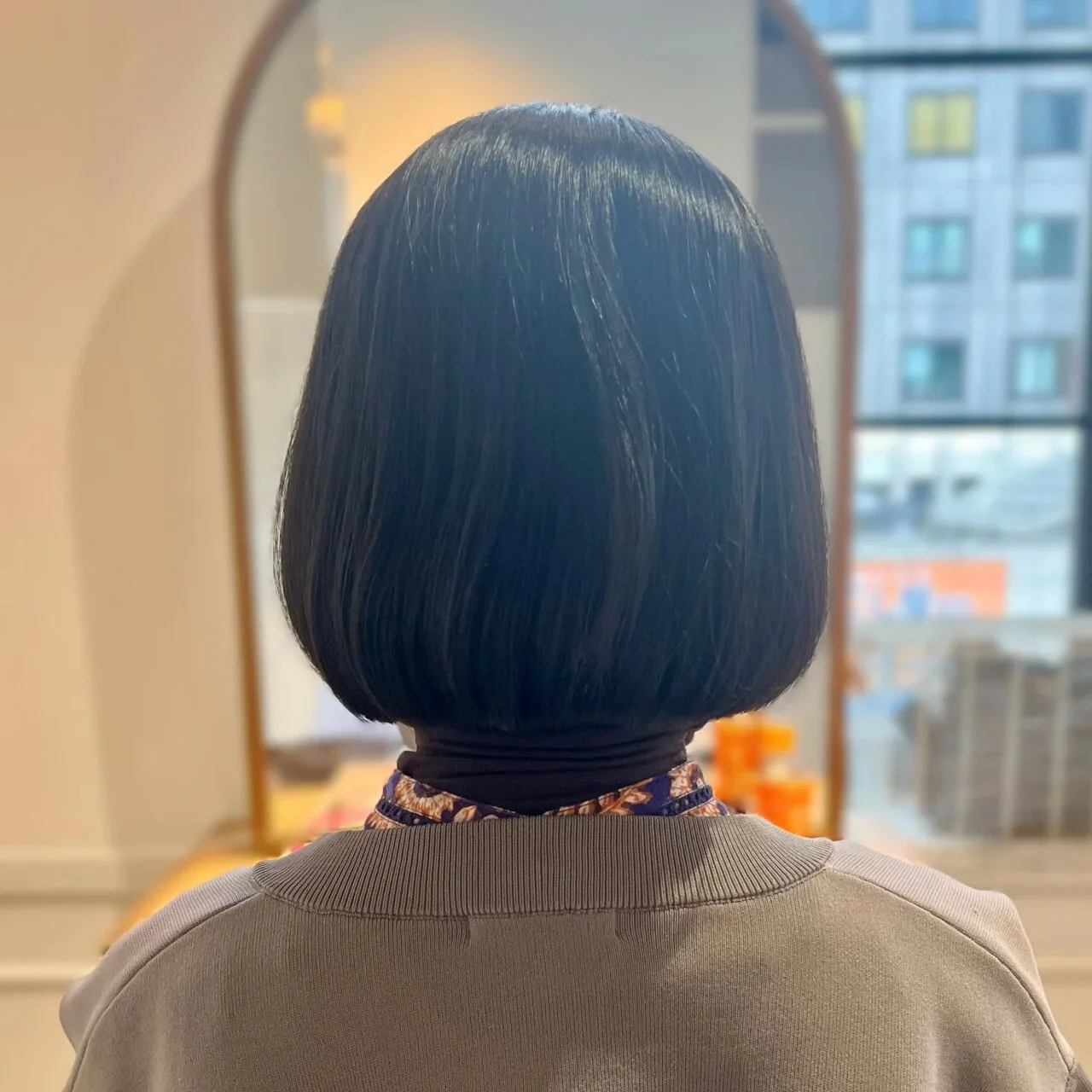 後ろから見た　ボブヘアスタイル人気ランキング２位