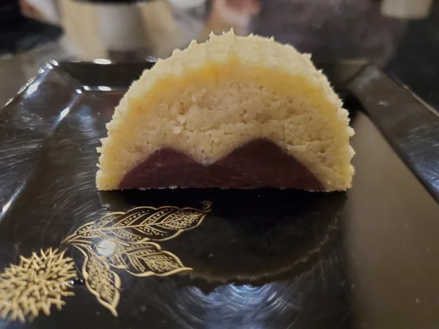 小布施堂本店レストランの秋の栗懐石ランチと限定上生菓子「雁の山」