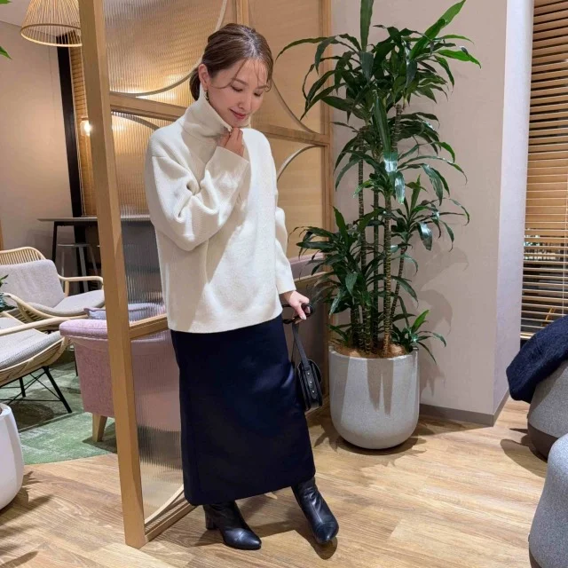 白ニットを更新。Marisol別注ANNUAL、着てみてわかったこと_1_9-2