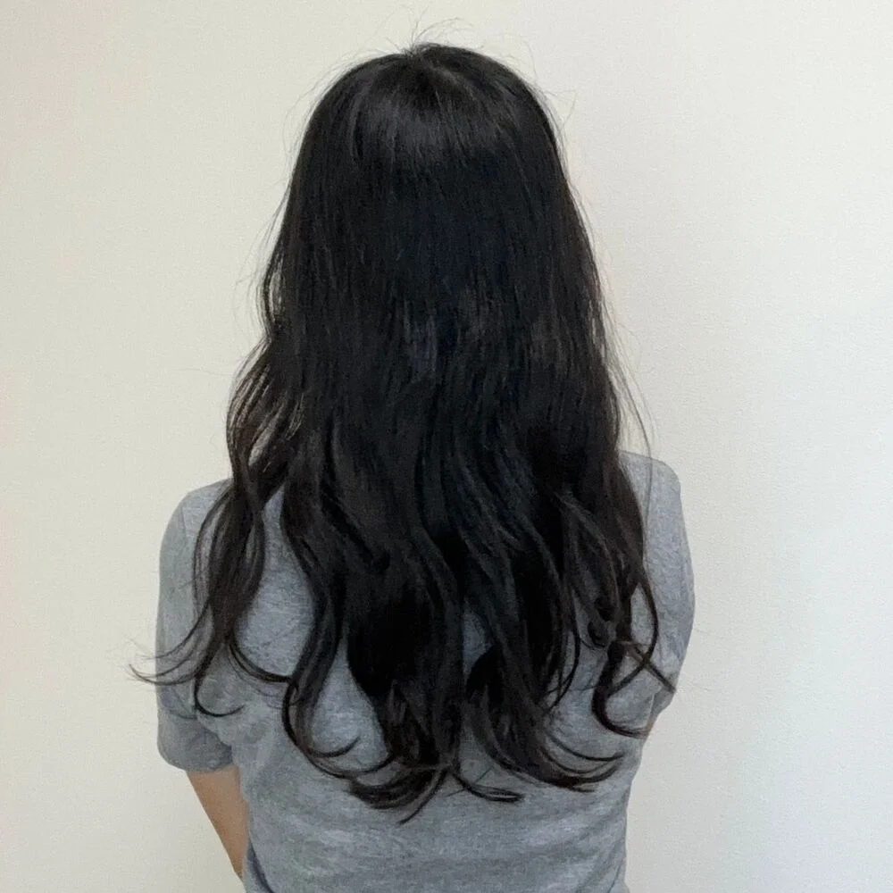 40代のヘアカタログ図鑑　ロング　バック　