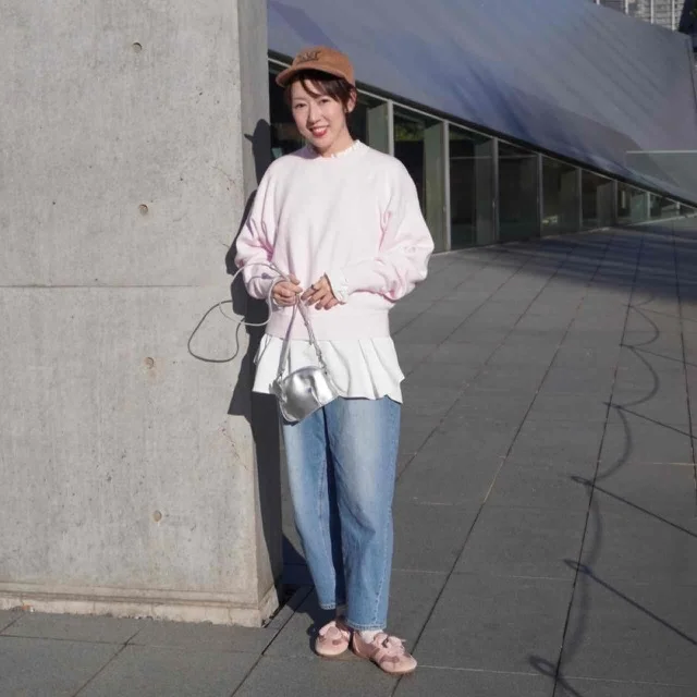 白ソックス合わせがお気に入り。