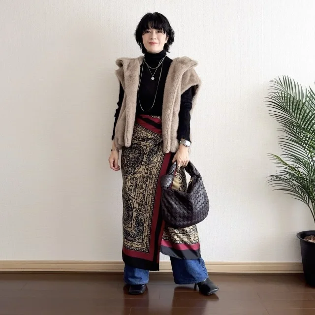 【ZARAパト戦利品】主役級「華やか柄スカート」VS 究極の「着回しタイト」徹底比較レビュー！_1_1-2