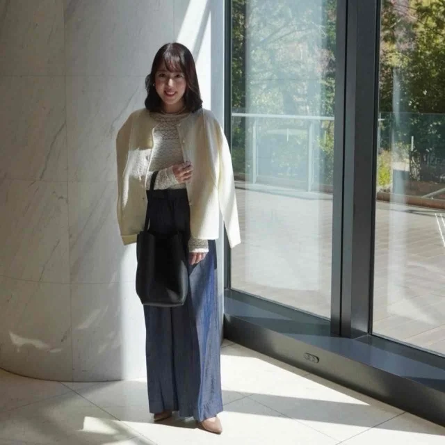 レーストップスの羽織りとして