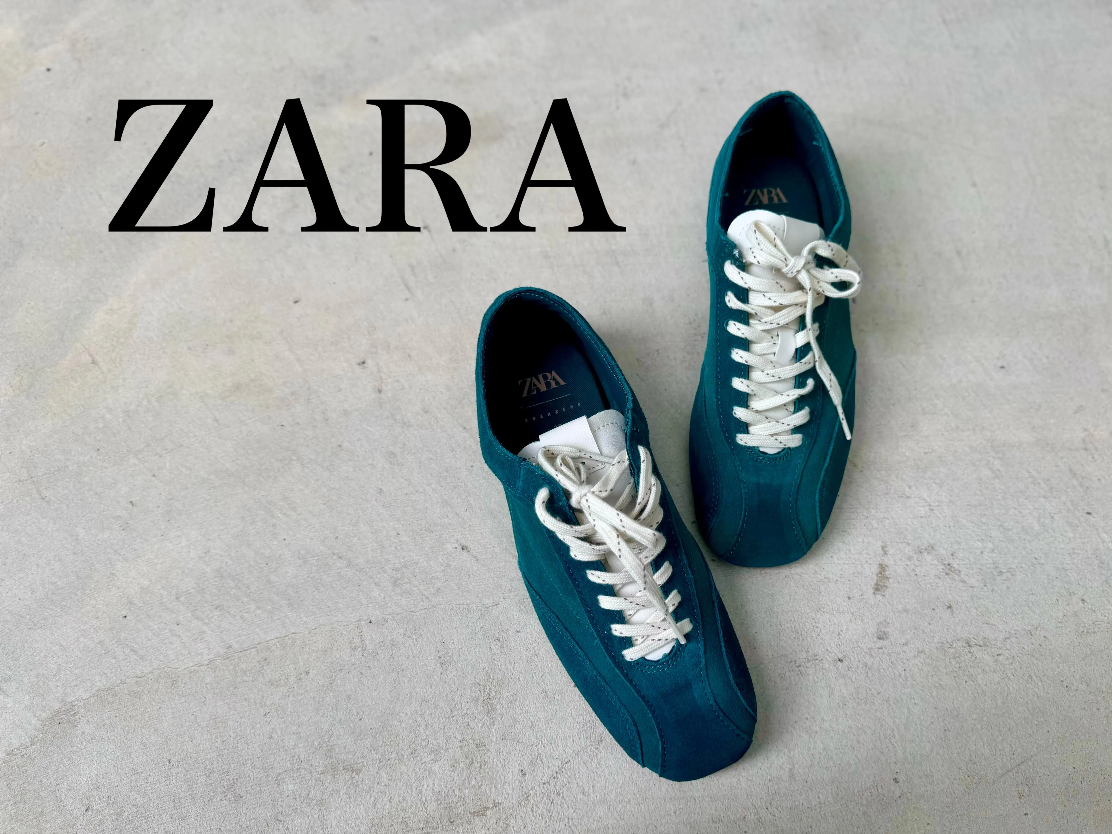 【ZARA】人と被らない、トレンド感満点のスニーカー。