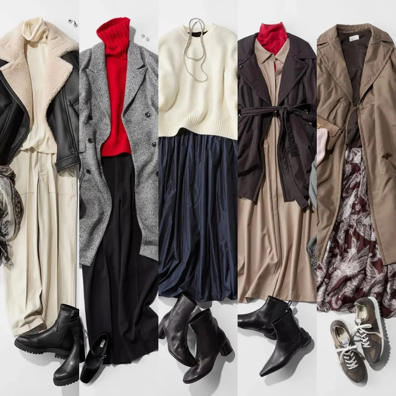 先週の「明日のコーデまとめ」