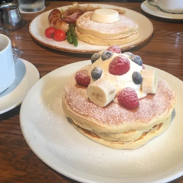 朝ごはんにパンケーキ☺︎！_1_3