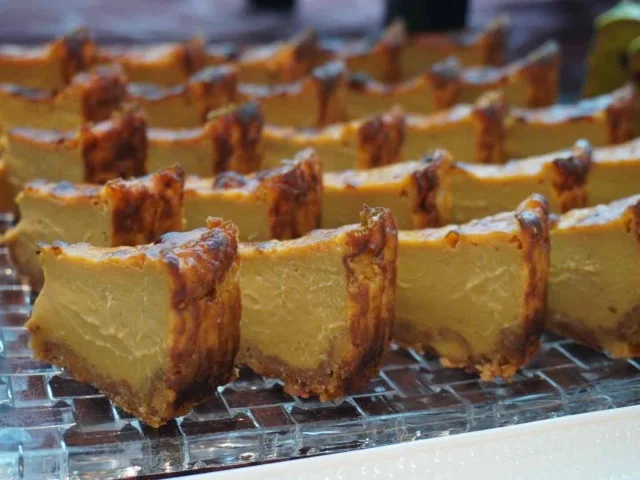 バスクチーズケーキ断面