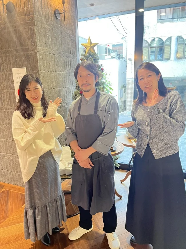 シェフパティシエの松山さんと