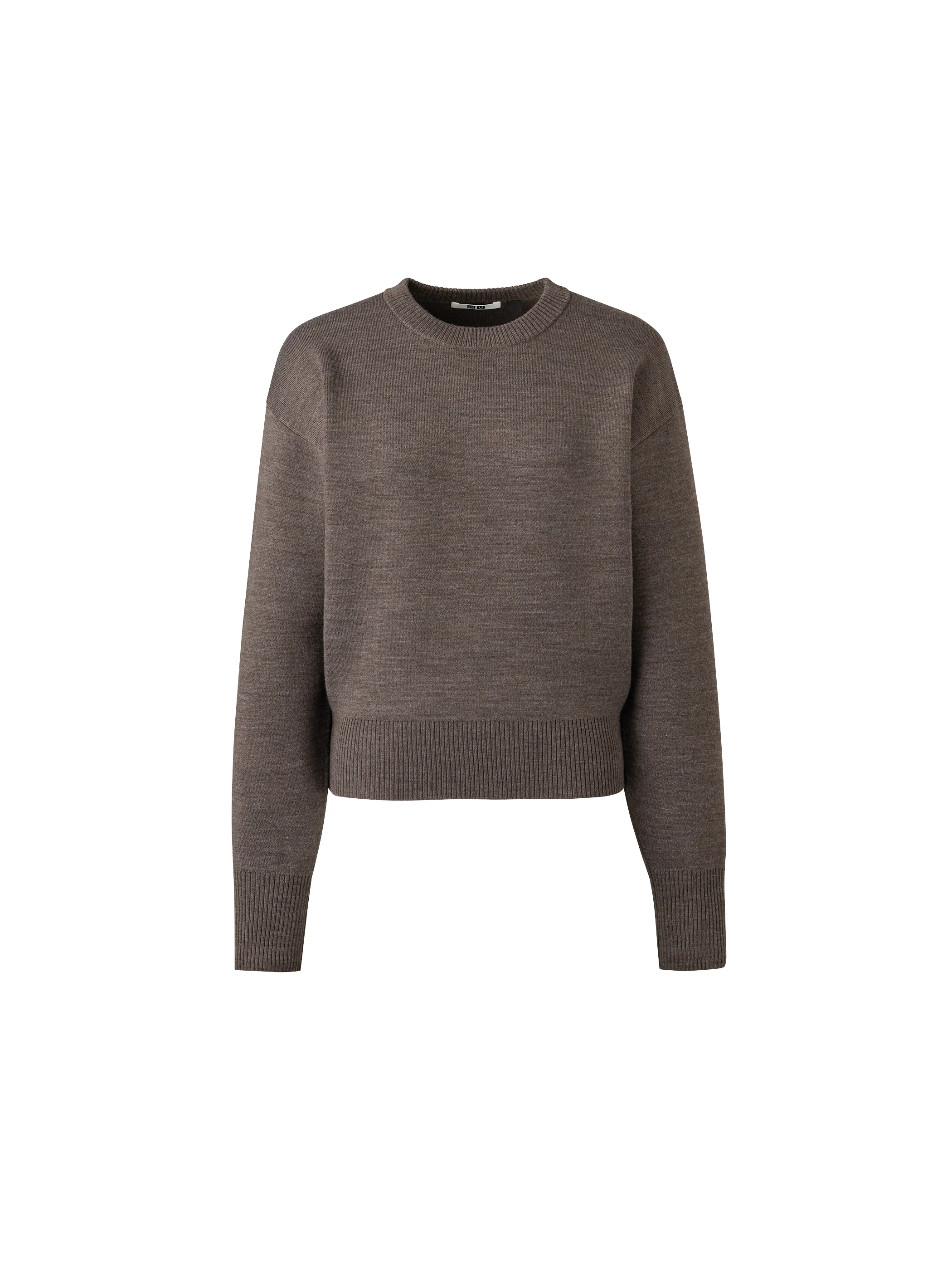 ダブルフェイスクルーネックセーター（￥3,990）