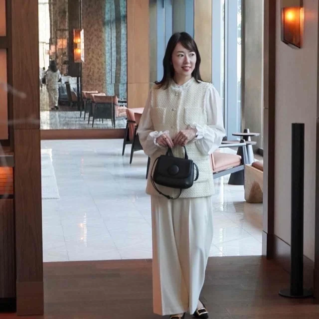 オールホワイトコーデ