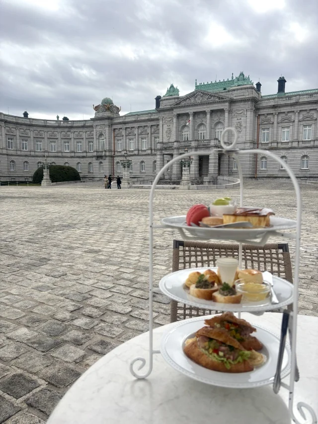 絵になるアフタヌーンティー