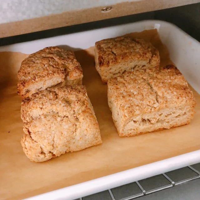 作る時間は5分！休日の朝は焼き立てのスコーンで♪_1_4