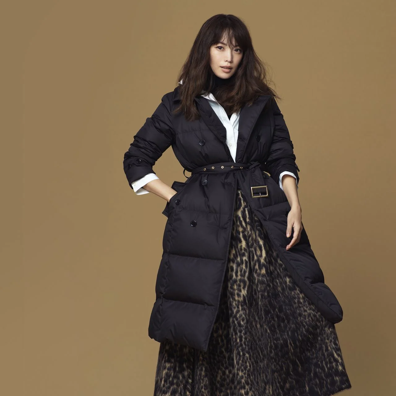 WOOLRICH × 蛯原友里Special Content ALSEA PUFFY TRENCH COAT