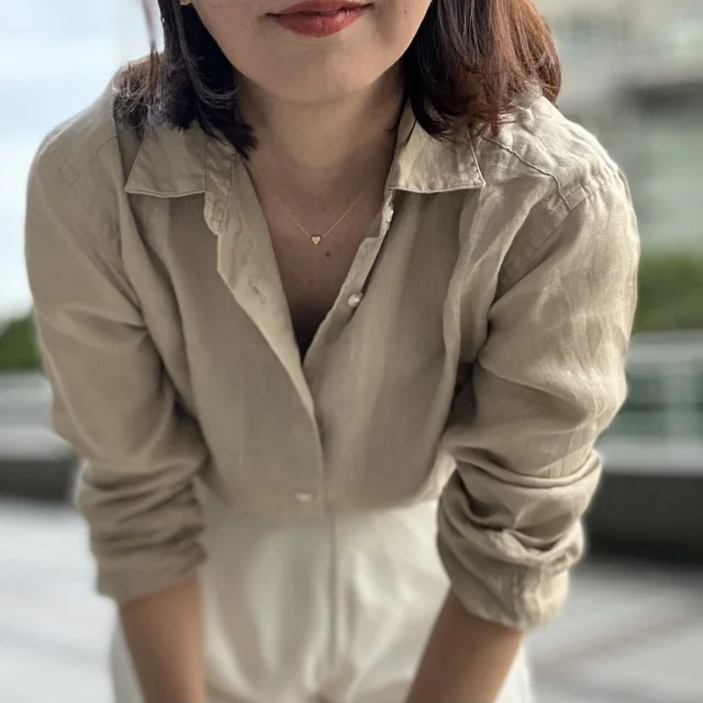 【UNIQLO】リネンシャツで叶える!知的&こなれ感のある5月の通勤スタイル_1_9