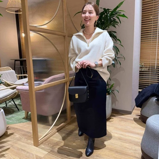 白ニットを更新。Marisol別注ANNUAL、着てみてわかったこと_1_8-1