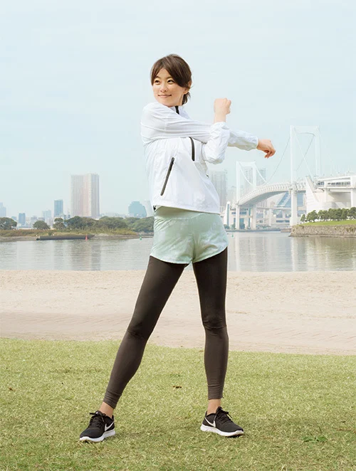 モデル五明祐子さん「30代より今のほうが元気。この先もずっと健康でいるために無理なく走り続けたい」【キレイになる活】_2_2