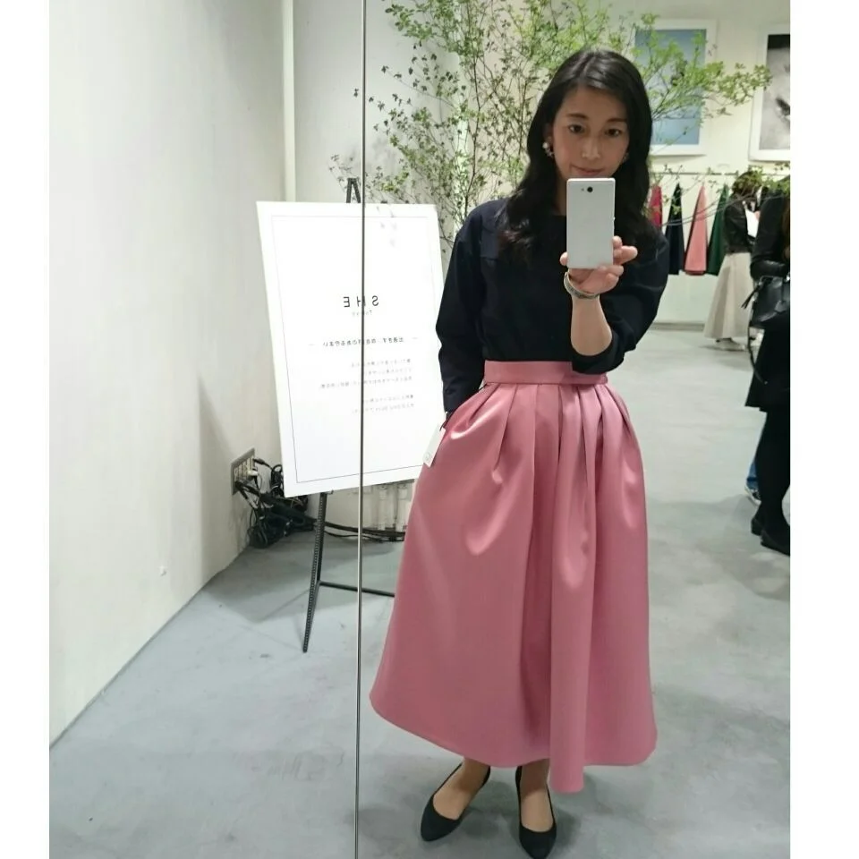 着ていると必ず褒められるスカート『SHE Tokyo』の2017AW新作展示会へ