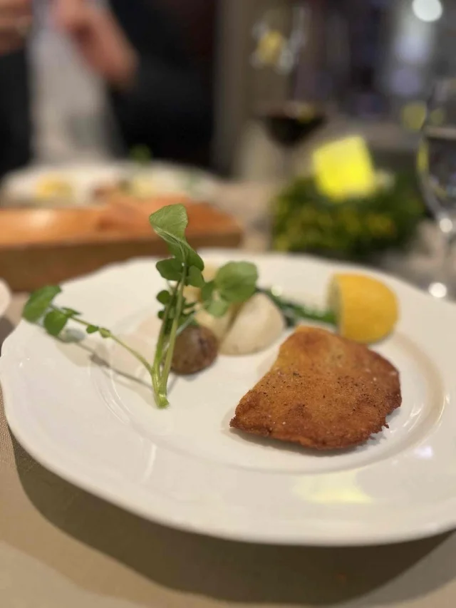 子牛のカツレツ。