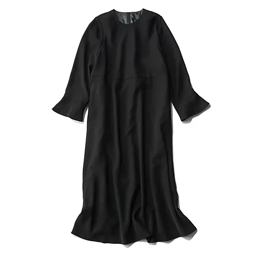 kaene Aラインロングスリーブワンピース