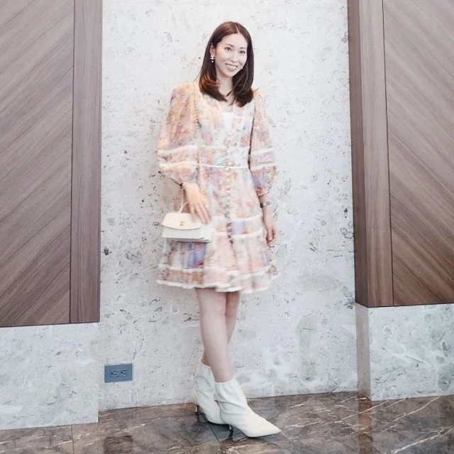 ドレスはZimmermannのもの