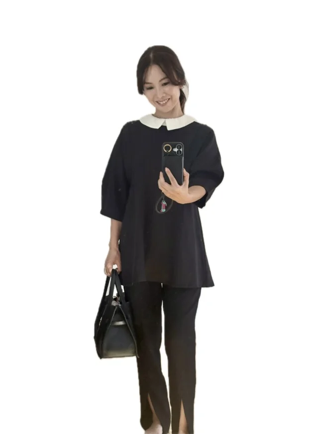 【学校説明会コーデ】SHEIN×UNIQLO×LE PHILできちんと感_1_4-1