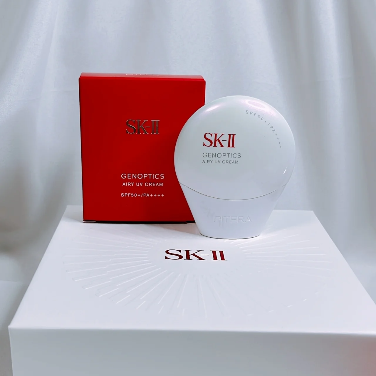 2025 春新作　スキンケア  SK-II ジェノプティクス エアリー UV クリーム　美白　紫外線対策　UVケア