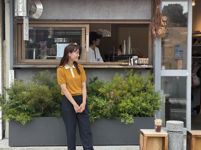 お気に入りの夏服発見！&lt;Steven Alan&gt;バイカラー ポロカラーニット