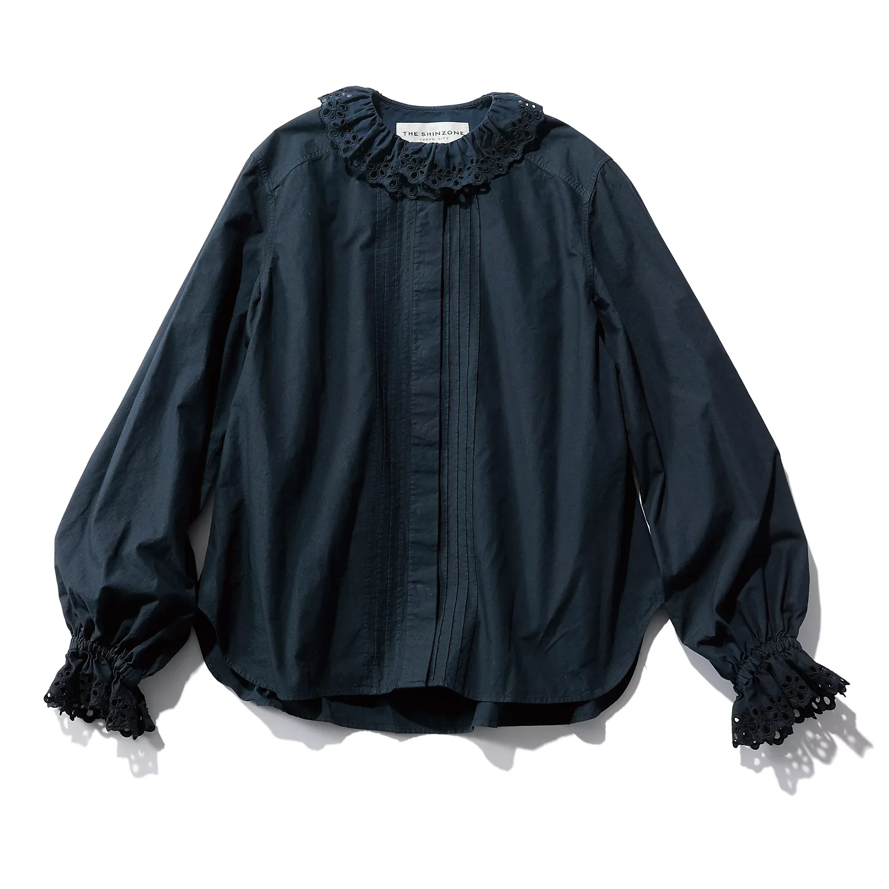 THE SHINZONE　LACE COLLAR BLOUSE