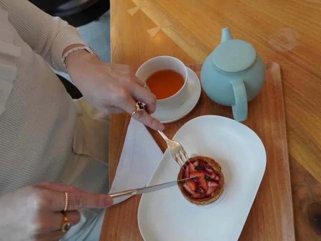 甘さ控えめでキッシュのような感覚。