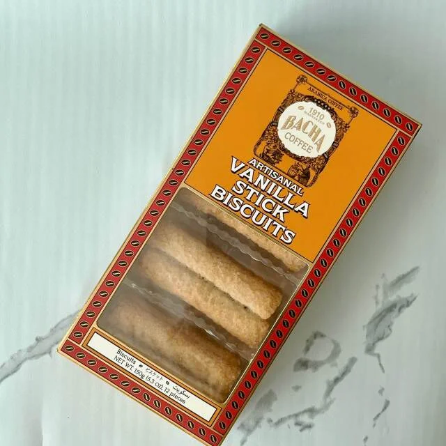 BACHA COFFEE VANILLA STICK BISCUITS