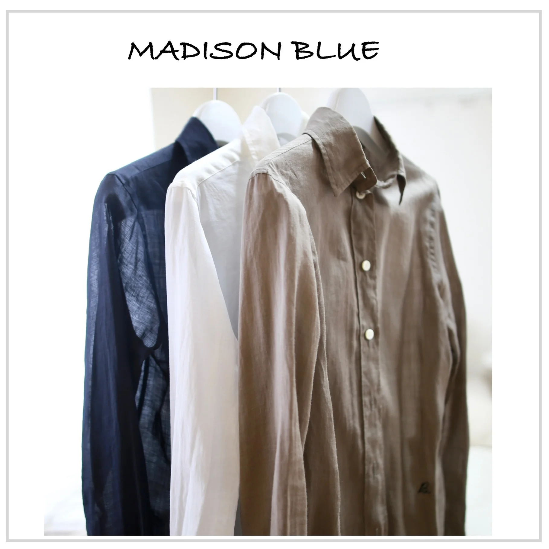 色違いで３枚所持。MADISONBLUEラミーシャツの魅力とは？【小柄